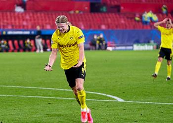 هالاند عن هدفيه أمام إشبيلية كنت متحمس ا بفضل هاتريك مبابي في برشلونة