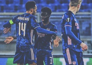 أوباميانج بعد تعادل آرسنال مع بنفيكا كنا نستحق نتيجة أفضل