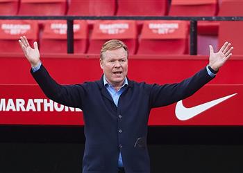 مونشي يصف كومان بـ الطفل الباكي أثناء مباراة برشلونة وإشبيلية