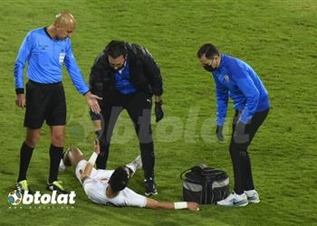 فيديو إصابة إمام عاشور في مباراة الزمالك ووادي دجلة