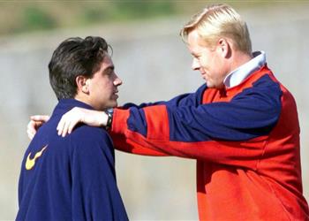 كومان الحديث عن تشافي لا يقلقني على مستقبلي في برشلونة