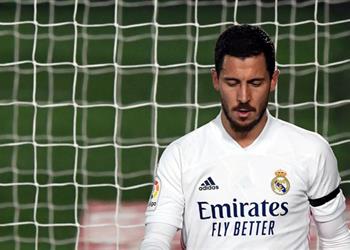 شكوك بشأن مشاركة هازارد مع ريال مدريد في الديربي أمام أتلتيكو