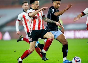 فيديو المحمدي يشارك في خسارة أستون فيلا أمام شيفيلد بـ الدوري الإنجليزي