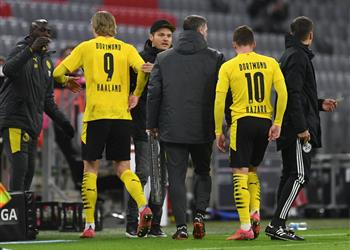 مدرب بوروسيا دورتموند يعلق على إصابة هالاند أمام بايرن ميونخ