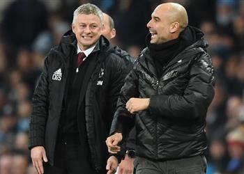 تشكيل مباراة مانشستر سيتي ومانشستر يونايتد دي بروين وفرنانديز وجه ا لوجه في الديربي