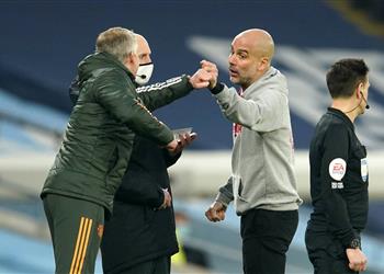 جوارديولا عن مشادته مع سولشاير في ديربي مانشستر مشكلة وانتهت