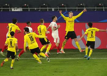 هالاند يحقق رقم ا قياسي ا في تاريخ دوري أبطال أوروبا