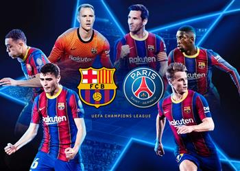 تشكيل برشلونة المتوقع أمام باريس سان جيرمان اليوم في دوري أبطال أوروبا