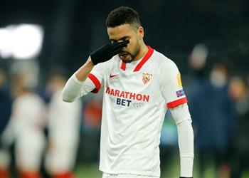 يوسف النصيري بعد خروج إشبيلية من دوري الأبطال كاف حنا لكن الحظ لم يحالفنا