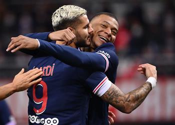 تشكيل باريس سان جيرمان ضد برشلونة مبابي وإيكاردي يقودان الهجوم