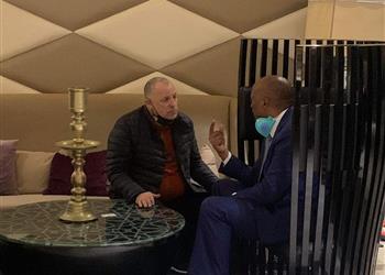 صور هاني أبو ريدة يتواصل مع الوفود الإفريقية لدعمه قبل انتخابات فيفا