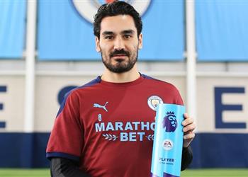 للمرة الثانية توالي ا جوندوجان لاعب الشهر في الدوري الإنجليزي