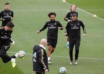 على رأسهم مارسيلو 4 غيابات في تدريبات ريال مدريد قبل مباراة إلتشي
