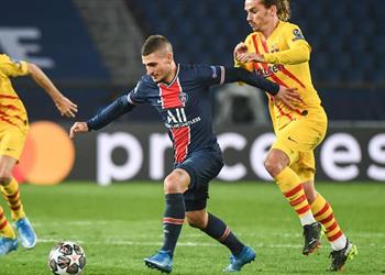 فيراتي يلمح إلى مصير نيمار ومبابي ويؤكد ولم نفكر في ريمونتادا جديدة لـ برشلونة