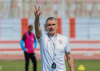 مران الزمالك فقرة ترفيهية للاعبين وندية وحماس في التقسيمة