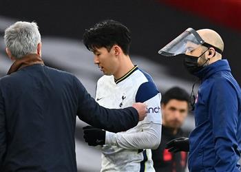مورينيو يعلق على إصابة سون هيونج في مباراة آرسنال وتوتنهام