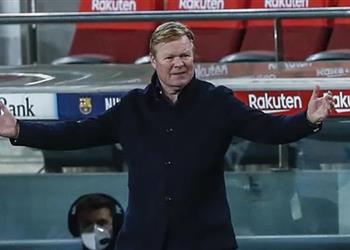 كومان م نتقد ا التحكيم بسبب ركلة جزاء هويسكا لا أفهم كيف ي مكن احتساب مثل هذه اللقطة