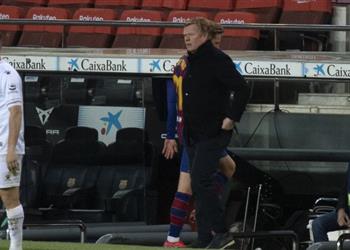 كومان ي شيد بثنائي برشلونة بعد الفوز على هويسكا وي صر ح واثق من قدرتنا على القتال في الليجا