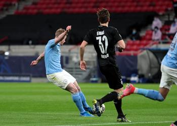 فيديو محرز يصنع ودي بروين يسجل هدف مانشستر سيتي الأول أمام مونشنجلادباخ