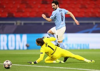 فيديو جوندوجان يسجل هدف مانشستر سيتي الثاني أمام مونشنجلادباخ