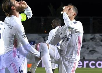 فيديو راموس يسجل هدف ريال مدريد الثاني أمام أتالانتا