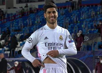فيديو أسينسيو يسجل هدف ريال مدريد الثالث أمام أتالانتا