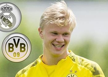 صور إيماءة من هالاند تثير التكهنات حول رغبته في الانتقال لـ ريال مدريد