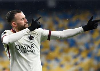 فيديو روما يعبر لربع نهائي الدوري الأوروبي بثنائية أمام شاختار