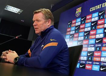 كومان ي علق على أنباء الاهتمام بضم هالاند ويؤكد لابورتا يمثل الكثير لـ برشلونة