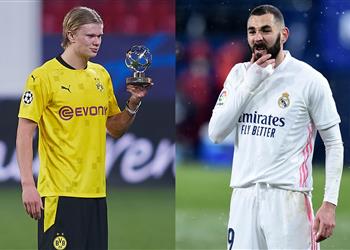 تقارير هالاند قد ي طيح بـ بنزيما من ريال مدريد