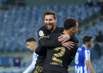 فيديو ميسي يصنع وديست يسجل هدف برشلونة الثاني أمام ريال سوسيداد