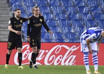 جريزمان يوضح سبب رفضه الاحتفال بهدفه أمام ريال سوسيداد