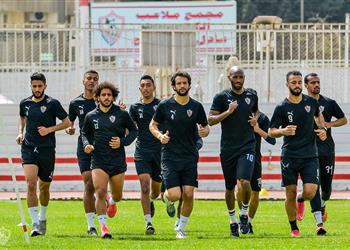 مران الزمالك مشاركة حازم إمام وأيمن حفني ونبيه يجتمع بالصاعد الجديد