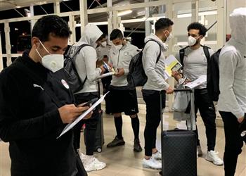 منتخب مصر يجري مسحة كورونا عقب وصوله لـ كينيا