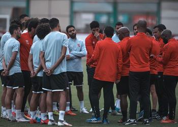 مران الأهلي موسيماني يحاضر اللاعبين وسلبية مسحة كورونا