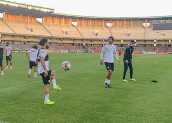صور بمشاركة حجازي منتخب مصر يختتم تدريباته لمواجهة كينيا
