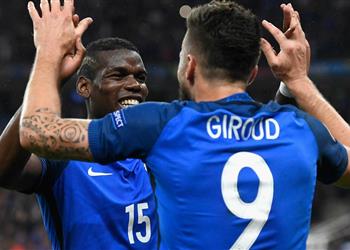 تشكيل فرنسا أمام أوكرانيا في تصفيات كأس العالم جيرو أساسي ا وبوجبا بديل ا