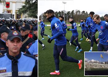 السبب ليس كورونا مباراة إنجلترا وألبانيا في تصفيات كأس العالم مهددة بالإلغاء