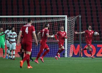 فيديو رغم ثنائية جوتا البرتغال تسقط في فخ التعادل مع صربيا بـ تصفيات كأس العالم