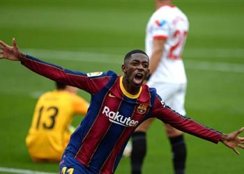 ديمبلي يضغط على برشلونة بورقة مانشستر يونايتد