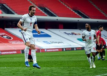 فيديو إنجلترا تواصل صحوتها وتفوز بثنائية أمام ألبانيا في تصفيات كأس العالم