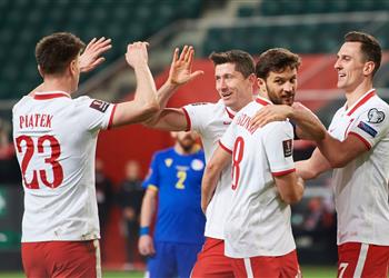 فيديو ليفاندوفسكي يقود بولندا للفوز على أندورا بثلاثية في تصفيات كأس العالم
