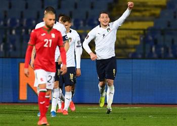 بيلوتي عن احتفاله أمام بلغاريا أهديت هدفي لابنتي ولدت يوم إصابتي بـ كورونا