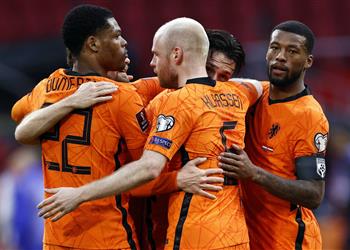 فيديو هولندا تذل جبل طارق بسباعية وتركيا تتعادل مع لاتفيا بثلاثية