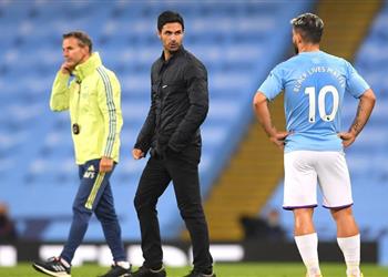 أرتيتا يعدد مميزات أجويرو ويعلق على رحيله من مانشستر سيتي