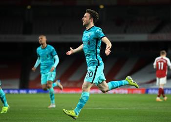 جوتا بعد ثلاثية ليفربول أمام آرسنال نستطيع التأهل لدوري أبطال أوروبا ولا تهمني مشاركتي كبديل