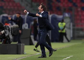 كونتي بعد الفوز أمام بولونيا التتويج بالدوري الإيطالي عقب موسم صعب سيكون رائع ا