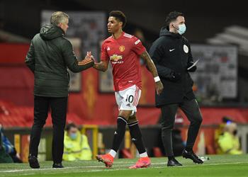 سولشاير راشفورد لم يرد استبداله أمام برايتون وسأتفاجىء بعودة مارسيال مبكر ا