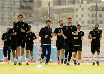 مران الزمالك انتظام المثلوثي ومشاركة أيمن حفني وإمام عاشور ينفذ العقوبة