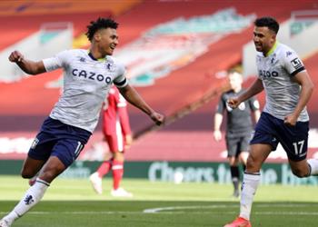 بخطأ من كاباك وأليسون فيديو واتكينز يسجل هدف أستون فيلا الأول أمام ليفربول